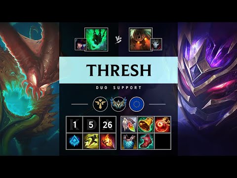 Thresh Support vs Nautilus - EUW Challenger Patch 25.21