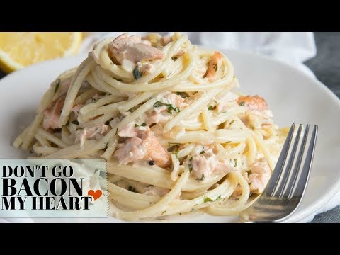 Salmon Pasta in a Creamy Dill Sauce