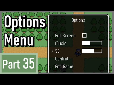 Options Menu - How to Make a 2D Game in Java #35
