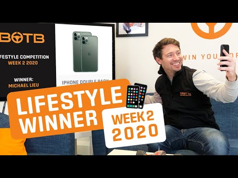 BOTB Lifestyle Competition Winner! Michael Lieu – iPhone Double Pack – Week 2 2020