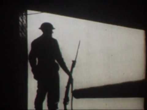 An 8mm FILM CALLED V 41 BRITAIN GOES TO WAR . RE FILMED BY DONALD BAIN