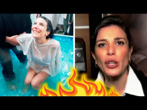 "Me iba a morir y me juzgan por la pelopincho" Andrea Rincón furiosa por las críticas de su bautismo