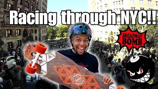I competed in the World’s MOST DANGEROUS SKATEBOARD RACE | Broadway Bomb 2022