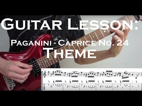Paganini Caprice no24 Tutorijal