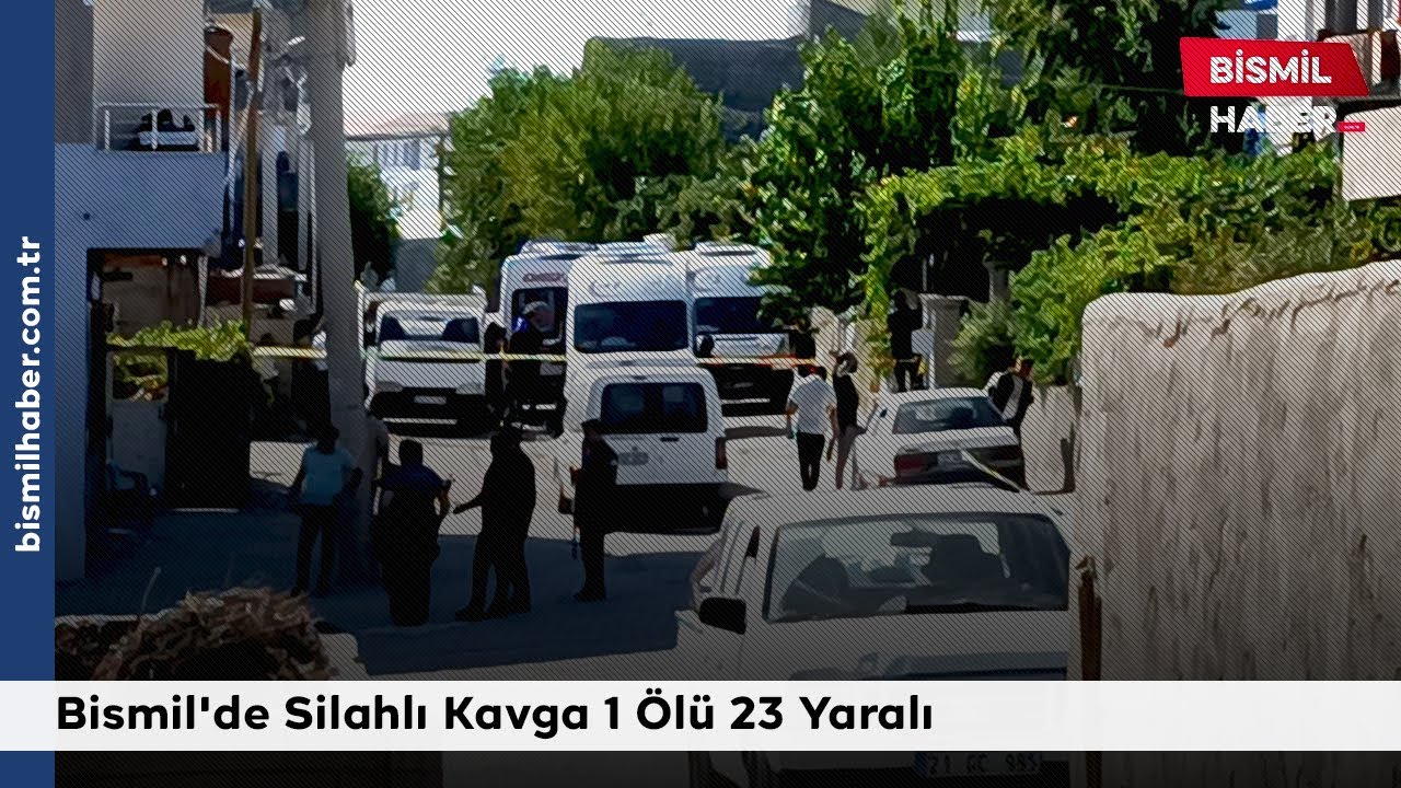 Bismil’de barış için toplanan aileler arasında çıkan kavgada 1 kişi hayatını kaybetti