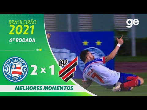 Gols e lances de Bahia x Athletico Paranaense