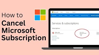 How To Cancel Microsoft Subscription !