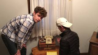 17 year olds dial a rotary phone