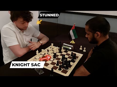 Arjun Erigaisi stuns Hans Niemann with his Knight Sacrifice | Al-Ain Spring Chess Festival Blitz