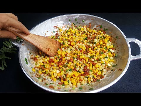 Bắp xào bơ tỏi