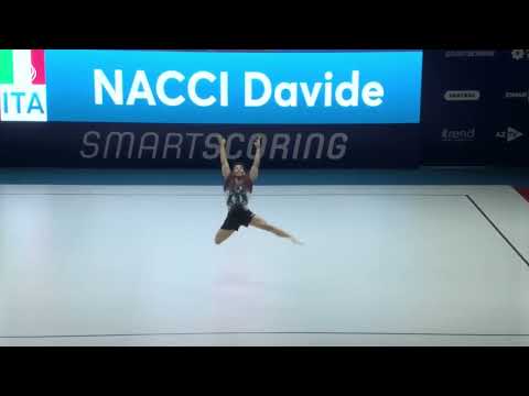 Davide Nacci (ITA) - 2025 Aerobics European silver medallist, Individual Men