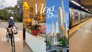 VLOG | Central Park Bike Ride, Apartment Updates & Decor Finds!