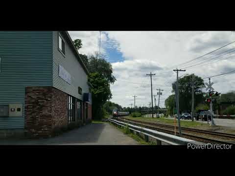 Amtrak crossing Sutton St North Andover 7/21/2020