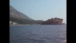 preview picture of video 'Mit dem Boot zur Insel Sveti Stefan in Montenegro'