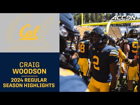 Craig Woodson 2024 Regular Season Highlights | Cal S