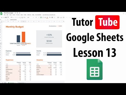 Google Sheets Tutorial Lesson 13 Text Alignment