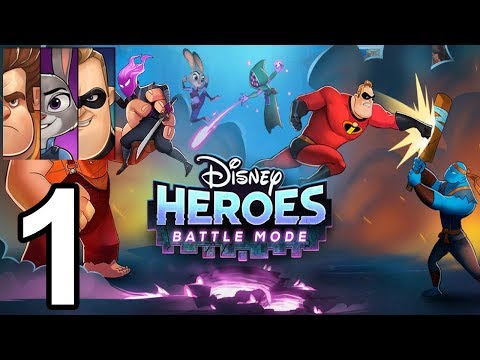 Disney Heroes: Battle Mode Gameplay Walkthrough Part 1 (Android IOS)