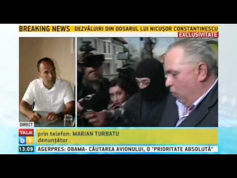Marian Turbatu, denuntatorul presedintelui CJ Constanta, face dezvaluiri