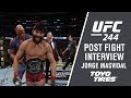 UFC 244: Jorge Masvidal -  "I just wanted to baptize him"