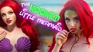 THE HOOKED LITTLE MERMAID (Ariel) Makeup Tutorial - Glam & Gore Disney Princess