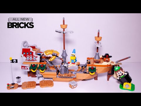 Vidéo LEGO Super Mario 71391 : Ensemble d'extension La forteresse volante de Bowser