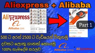 Alibaba එකෙන් ගොඩක් අඩුවට අරන් නැවත විකුනමු  Sinhala