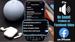 Facebook Video No Sound on iPhone & How To Fix!