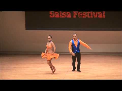 2013Asia Latin Music & Salsa Festival Korea open salsa championships Larry & Belle ( 래리 & 벨)