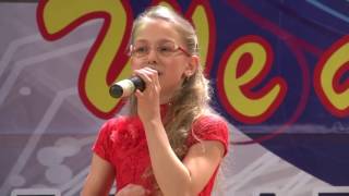 Юная певица Анастасия Ледян 12 лет,   “Flyin` Home“,джазовый вокал,the young singer ,jazz vocal