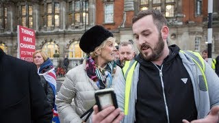video: Yellow vest protester James Goddard who called Anna Soubry a Nazi on live TV admits harassment charge