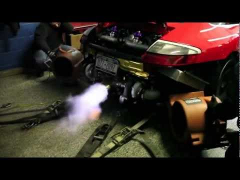 1288 hp Twin Turbo Porsche  Dyno