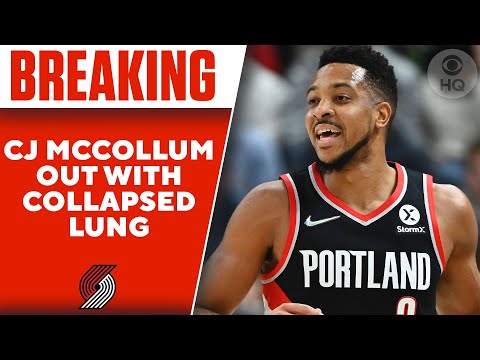 Trail Blazers star CJ McCollum suffers collapsed lung, out indefinitely | CBS Sports HQ