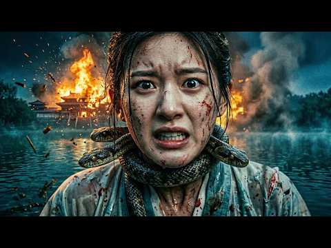 Epic Revenge Movie: Trapped in a snake abyss! See how she survives the lake and strikes back!