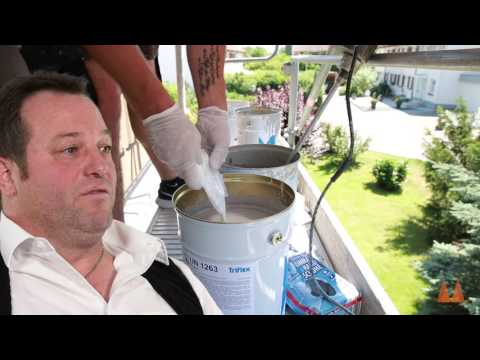 Balkonsanierung (2): Traufbleche, Anschlüsse, Flüssigkunststoff, Dickbeschichtung