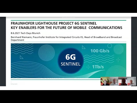 Thinknet 6G at TechDays 2021 - Fraunhofer Lighthouse Project 6G Sentinel