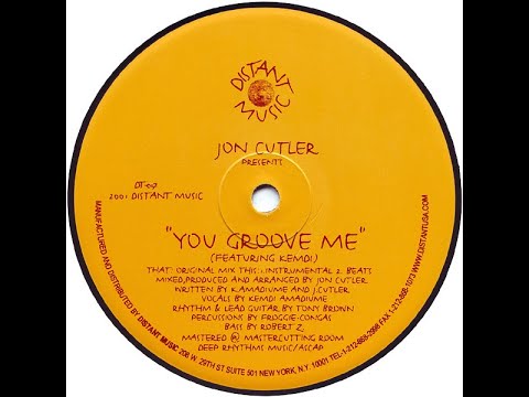 Jon Cutler feat.  Kemdi - You groove me