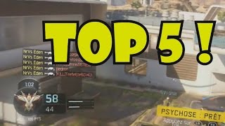 Top 5 mwr, iw & bf 