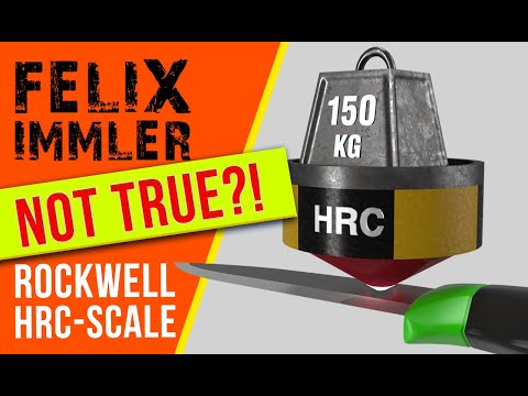 HRC Rockwell values are not comparable !!  - What every Knife Freak should know about Rockwell