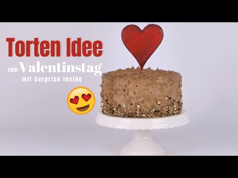 Valentinstagstorte mit Surprise Inside | Idee für Valentinstag | mit Gewinnspiel