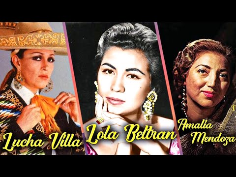 RANCHERAS MEXICANAS SOLO PARA MUJERES MIX - LUCHA VILLA, AMALIA MENDOZA, LOLA BELTRAN ...