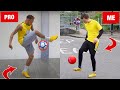 I tried to COPY the BEST PRO Footballer FREESTYLE SKILLS! (Neymar, Pogba & More!)