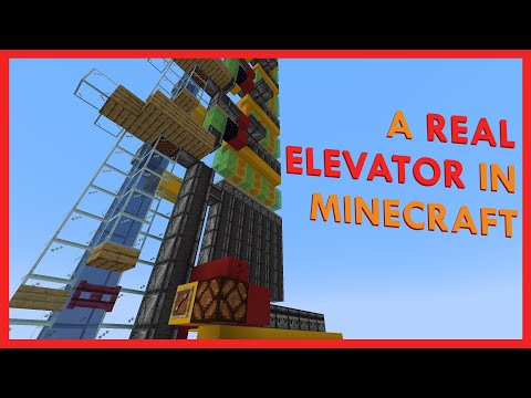 EPIC Minecraft Redstone Elevator Invention!