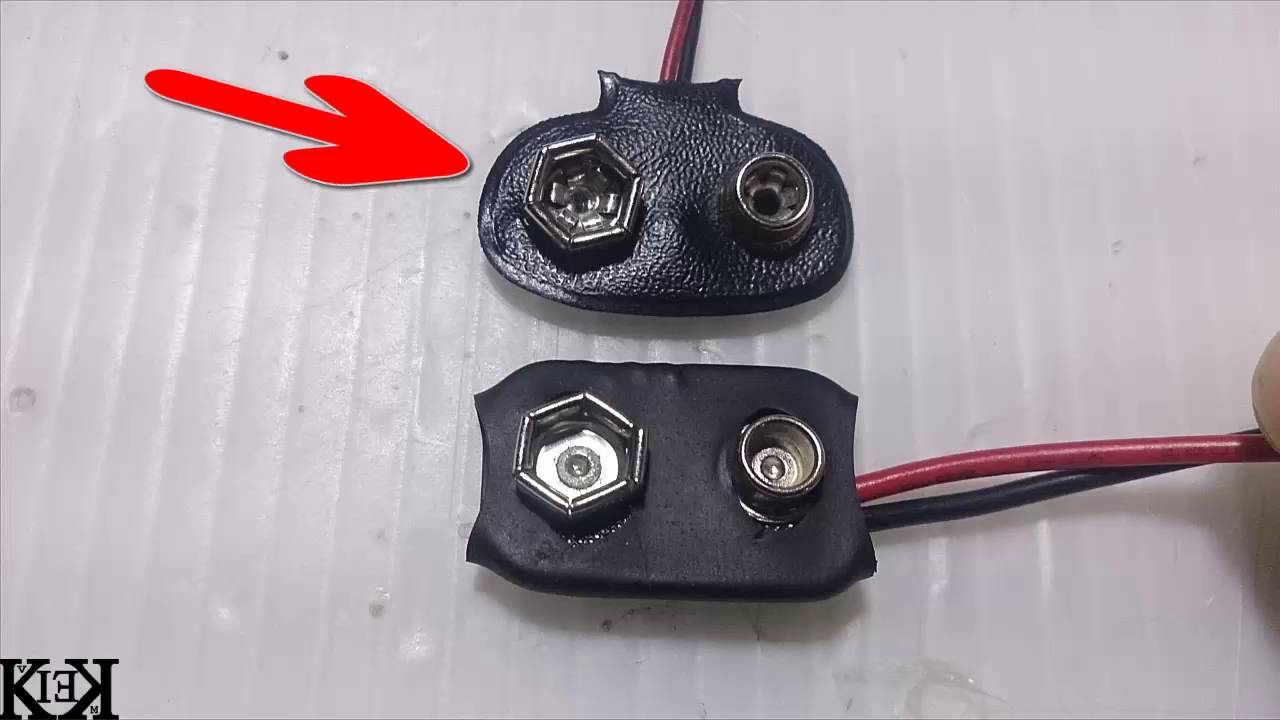 Como hacer conector de batería (o pila) de 9V