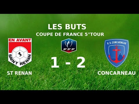 Coupe de France: EA ST RENAN - US CONCARNEAU (1-2)le résumé