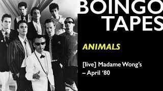 Animals (Live) – Oingo Boingo | Madame Wong's 1980