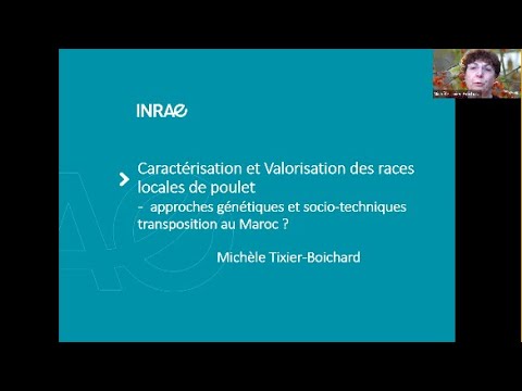 , title : 'INRA Webinar: Caractérisation & Valorisation des races locales de poulet, Dr Michèle Tixier Boichard'