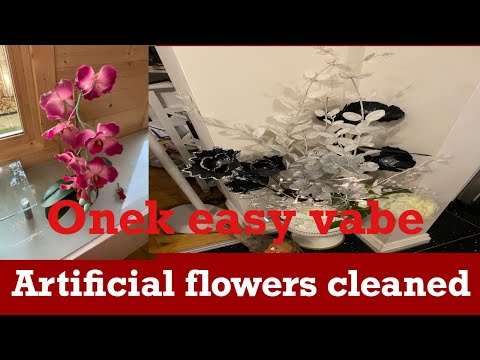 Artificial flowers Onek easy vabe clean Korlam