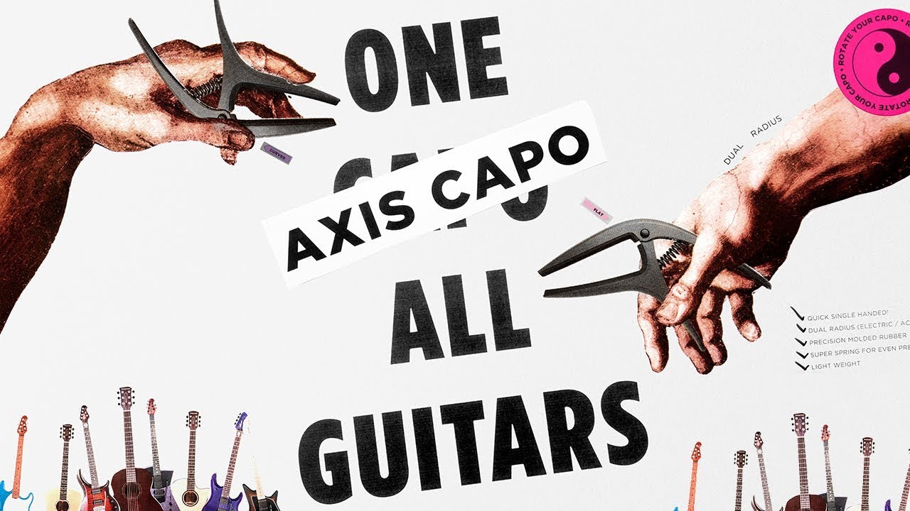 Ernie Ball Kapodaster Axis Capo Schwarz