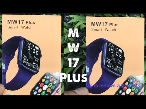 MW17 plus Smart Watch i.7 Inch Full Touch Screen|Smartwatch|BT call Custom Wallpaper