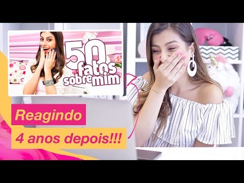 REAGINDO aos meus primeiros 50 FATOS!!! | Nah Cardoso